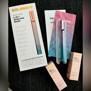 Solawave Radiant Renewal Wand and serum
